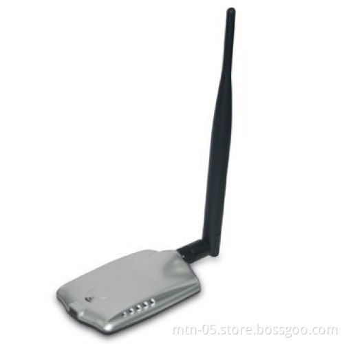 High-power Wireless USB Adapter with 27dBm/500mW Output Power and 2.412 to 2.484GHz Frequency BandNew